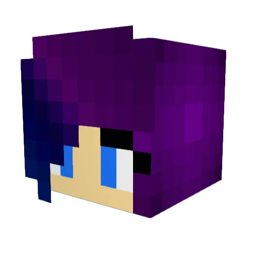 Chismay1057 Minecraft avatar head, 3D render