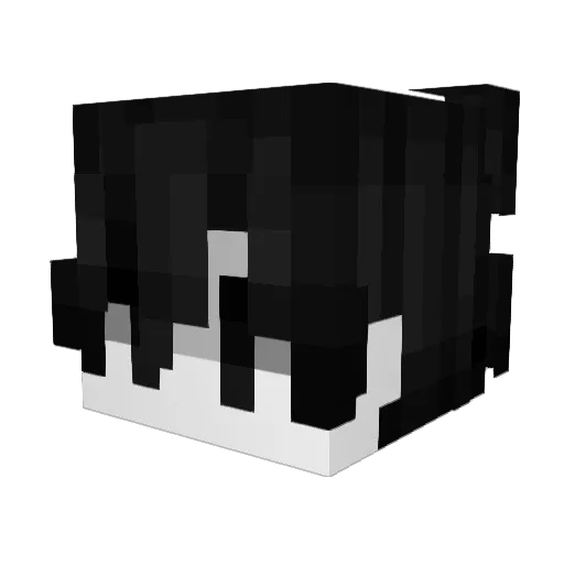 Chissaze Minecraft avatar head, 3D render