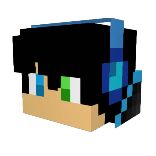 Chisto78 Minecraft avatar head, 3D render