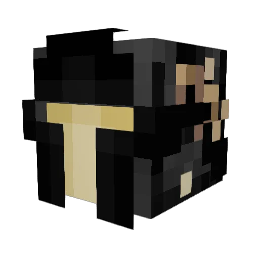 Chitauri18 Minecraft avatar head, 3D render
