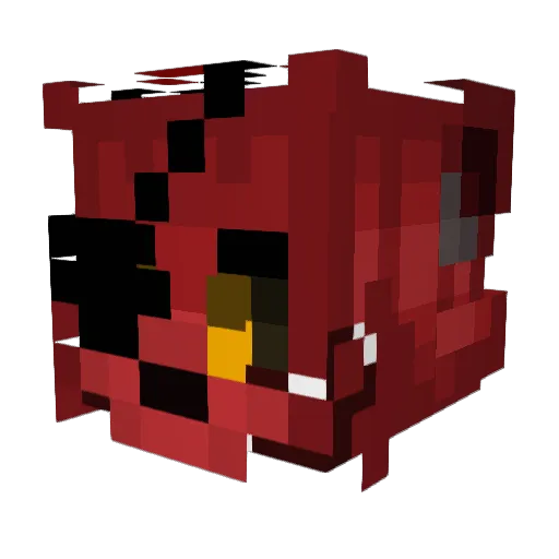 ChizuruRakashi Minecraft avatar head, 3D render