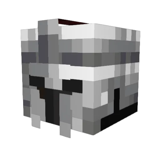 Chleboslaw Minecraft avatar head, 3D render