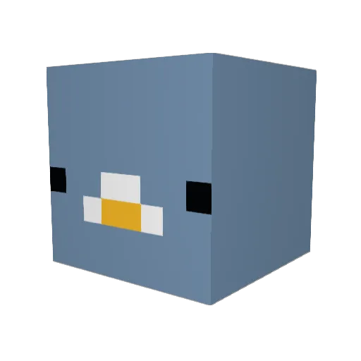 Chlobo515 Minecraft avatar head, 3D render