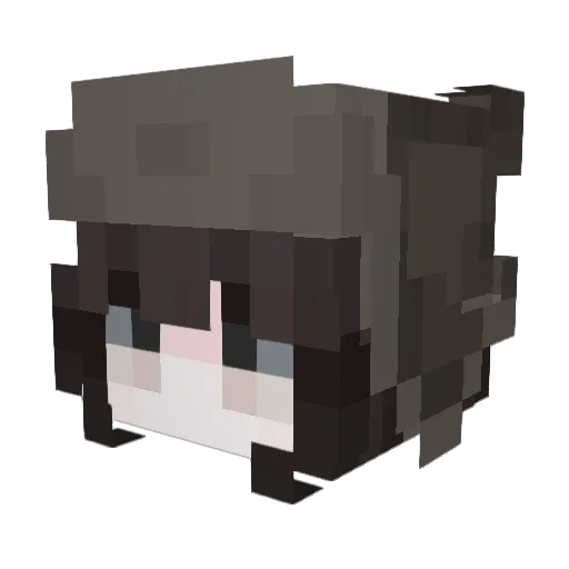 Chloe1234567892 Minecraft avatar head, 3D render