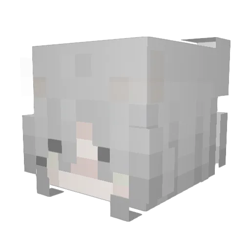 ChloeBrowning Minecraft avatar head, 3D render