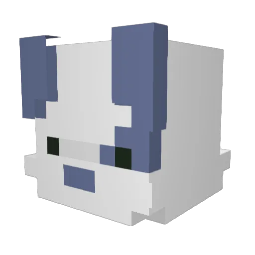 ChloeForm Minecraft avatar head, 3D render