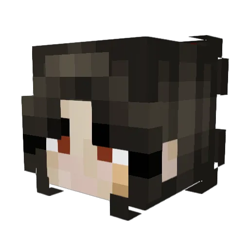 ChloeLaura23 Minecraft avatar head, 3D render