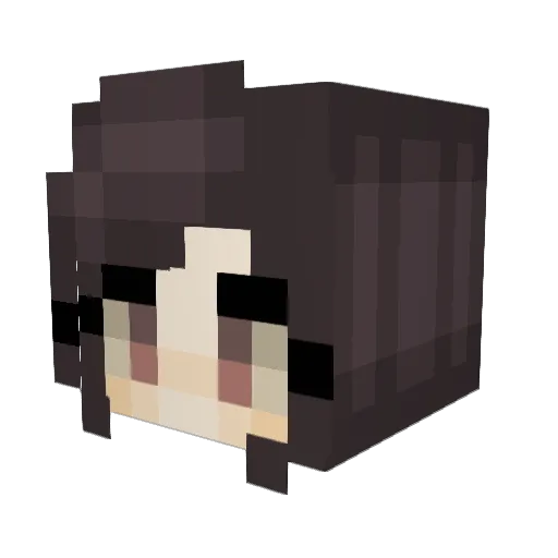 Chloe_Chan12 Minecraft avatar head, 3D render