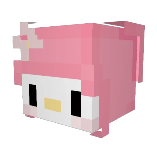 Chloe_yip Minecraft avatar head, 3D render