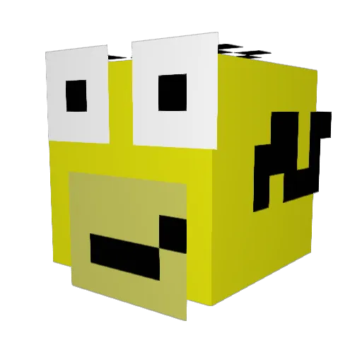 Chloesdaddy Minecraft avatar head, 3D render