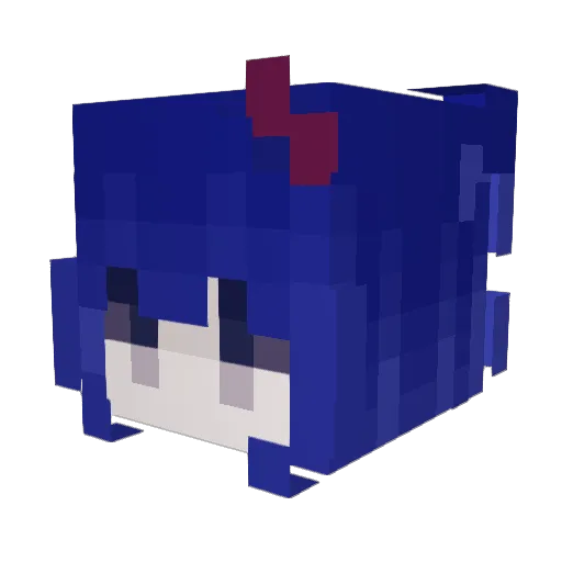 Chlovekkj Minecraft avatar head, 3D render