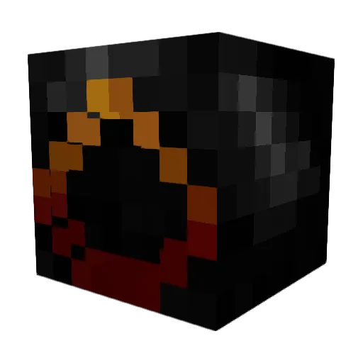 Chlum Minecraft avatar head, 3D render