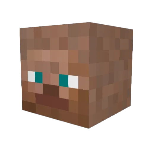 ChoKoth Minecraft avatar head, 3D render