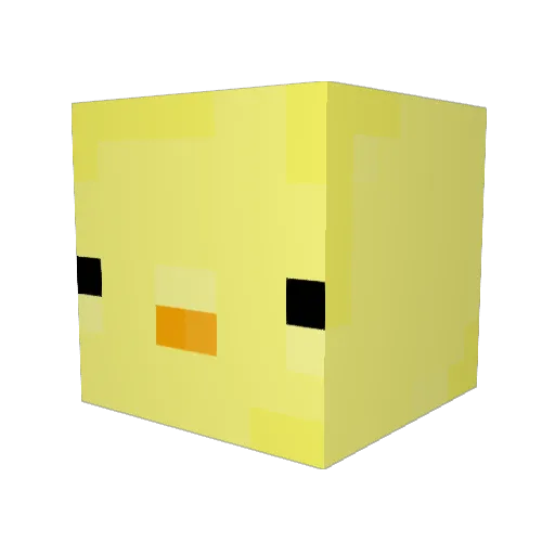 ChoSeongWon Minecraft avatar head, 3D render