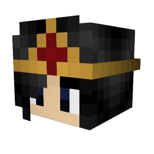 ChocChipCookiDo Minecraft avatar head, 3D render