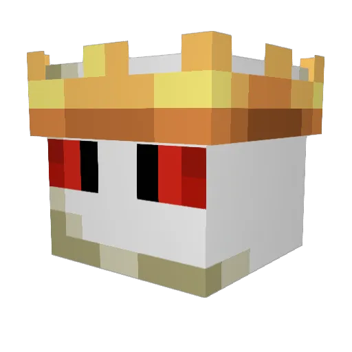 Choche1212 Minecraft avatar head, 3D render