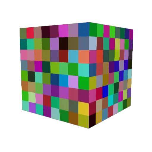 Chochetu Minecraft avatar head, 3D render