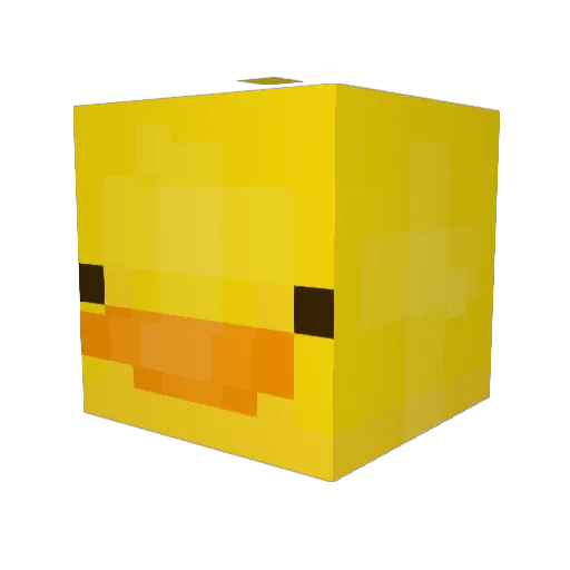 Chochikp12 Minecraft avatar head, 3D render