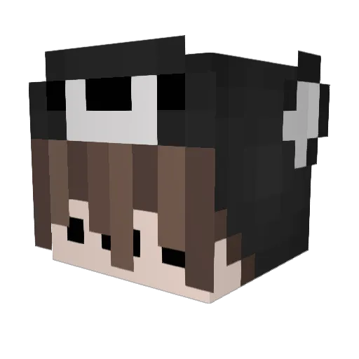 Choco1012 Minecraft avatar head, 3D render