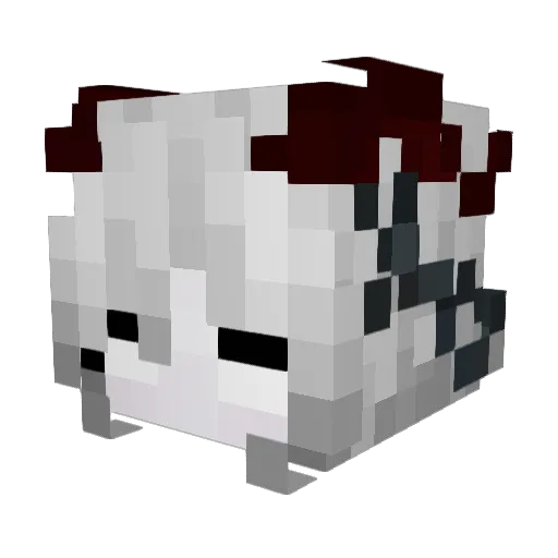 ChocoKitkat Minecraft avatar head, 3D render