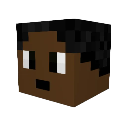 ChocoLoco300 Minecraft avatar head, 3D render