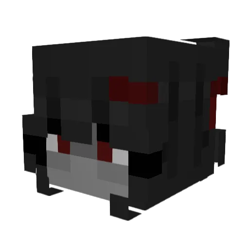 ChocoScotch Minecraft avatar head, 3D render