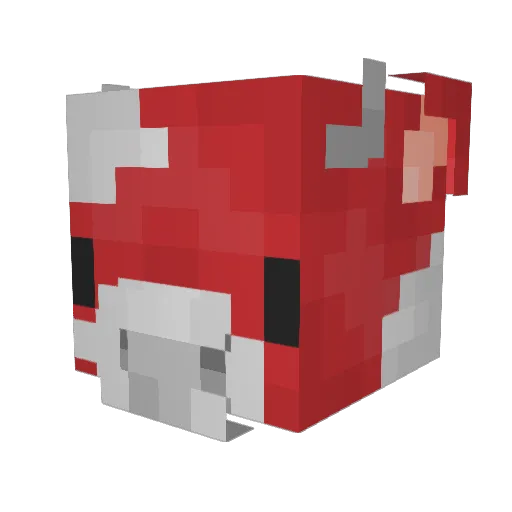 Chocobo64 Minecraft avatar head, 3D render