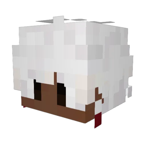 Chocoh_Brobou Minecraft avatar head, 3D render