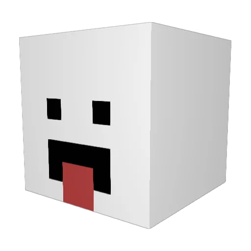 Chocolate711877 Minecraft avatar head, 3D render