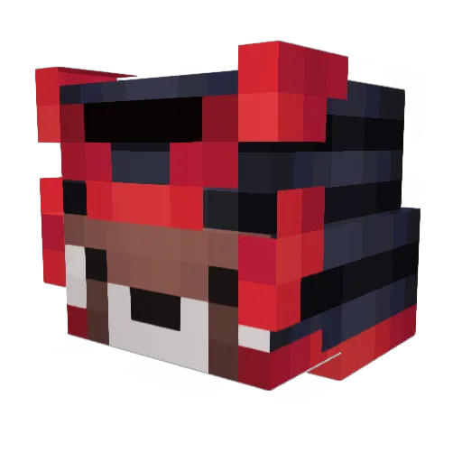 ChocolateBil13 Minecraft avatar head, 3D render