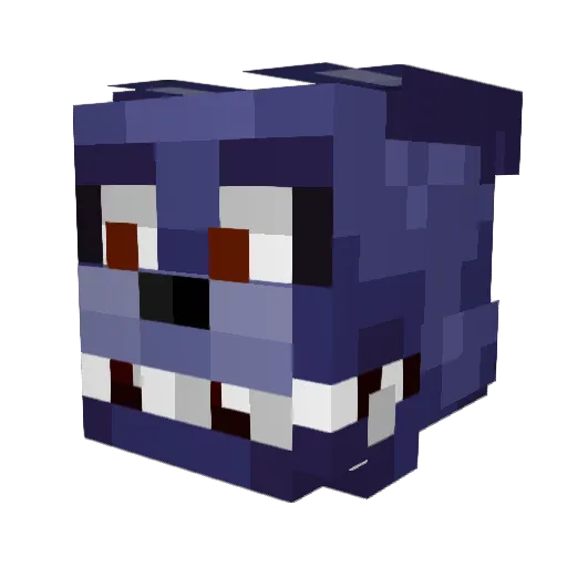 ChocolateCheeks7 Minecraft avatar head, 3D render