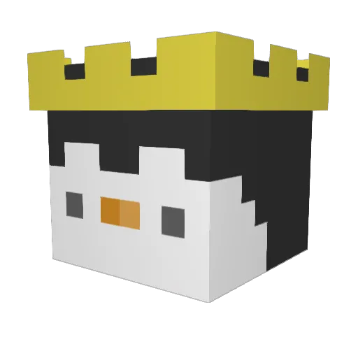 ChocolateChip212 Minecraft avatar head, 3D render