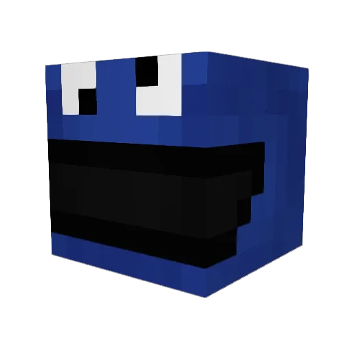 ChocolateLife99 Minecraft avatar head, 3D render