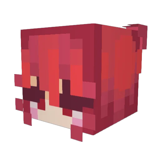 Chocolate_Boi Minecraft avatar head, 3D render