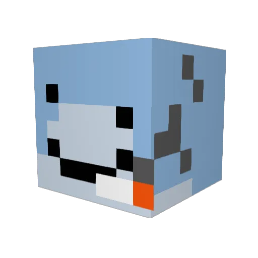 Chocolisto23 Minecraft avatar head, 3D render
