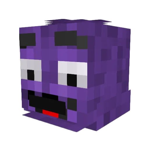 Chocovix Minecraft avatar head, 3D render