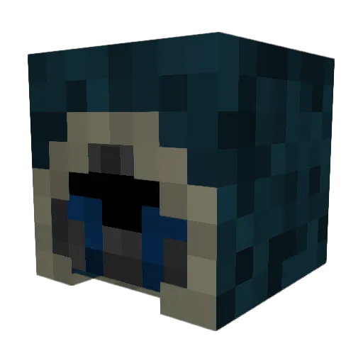 Choders Minecraft avatar head, 3D render