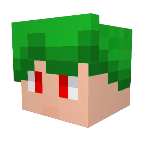 ChogoDoan Minecraft avatar head, 3D render