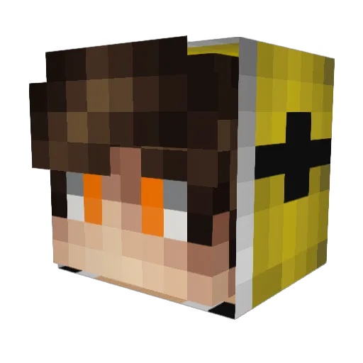 ChoiBoy1031 Minecraft avatar head, 3D render