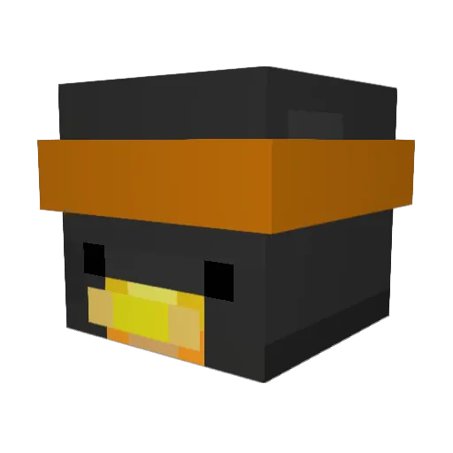 Choiboyz Minecraft avatar head, 3D render