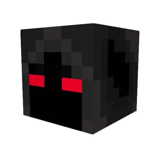 Choice11 Minecraft avatar head, 3D render
