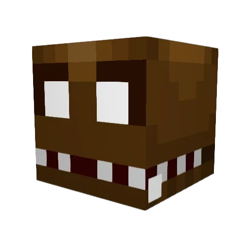 ChoiceBark6 Minecraft avatar head, 3D render