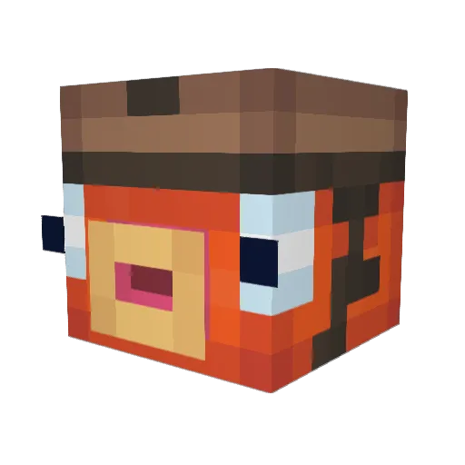 ChokeMeTaleon Minecraft avatar head, 3D render