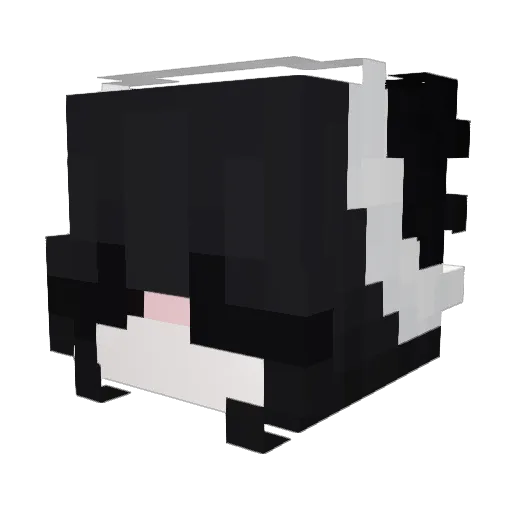 ChokingTheJewish Minecraft avatar head, 3D render