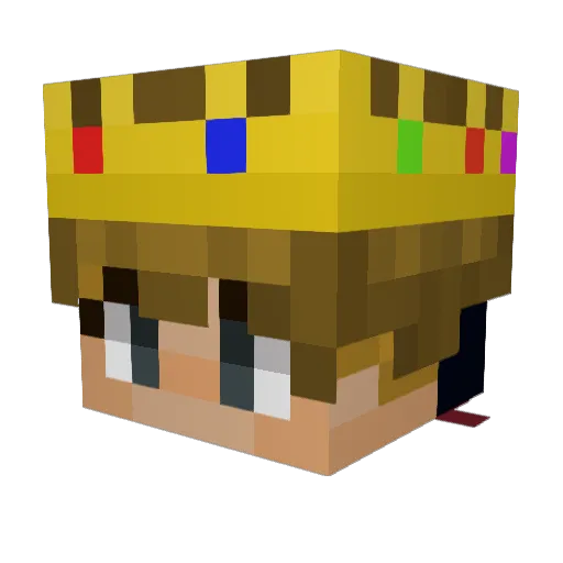 Cholakiss Minecraft avatar head, 3D render