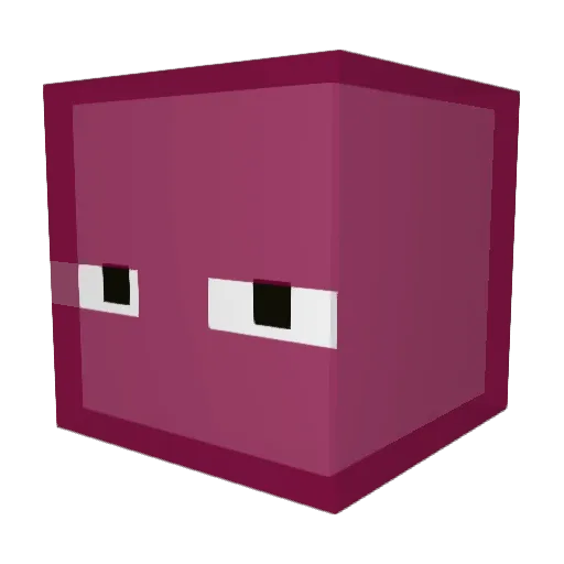 CholoPiko Minecraft avatar head, 3D render