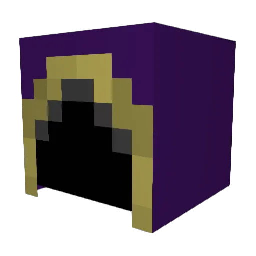 Cholotube Minecraft avatar head, 3D render