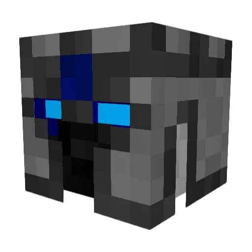 Chomiczeq Minecraft avatar head, 3D render