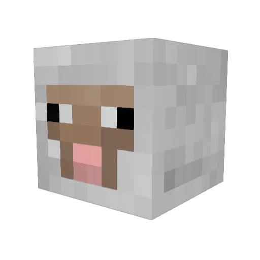 ChompChompJR Minecraft avatar head, 3D render