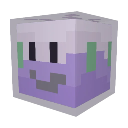 ChompTheBlock Minecraft avatar head, 3D render
